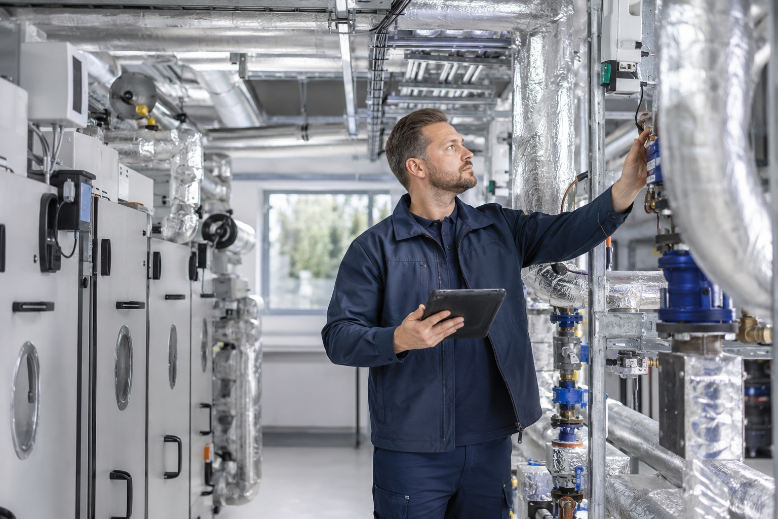 Facilities management of a modern building