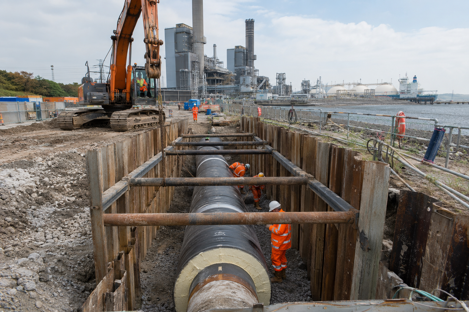 Isle of Grain district heating network