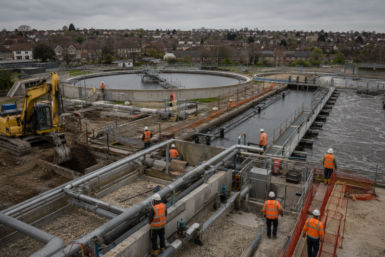 Mogden Sewage Treatment Works upgrade