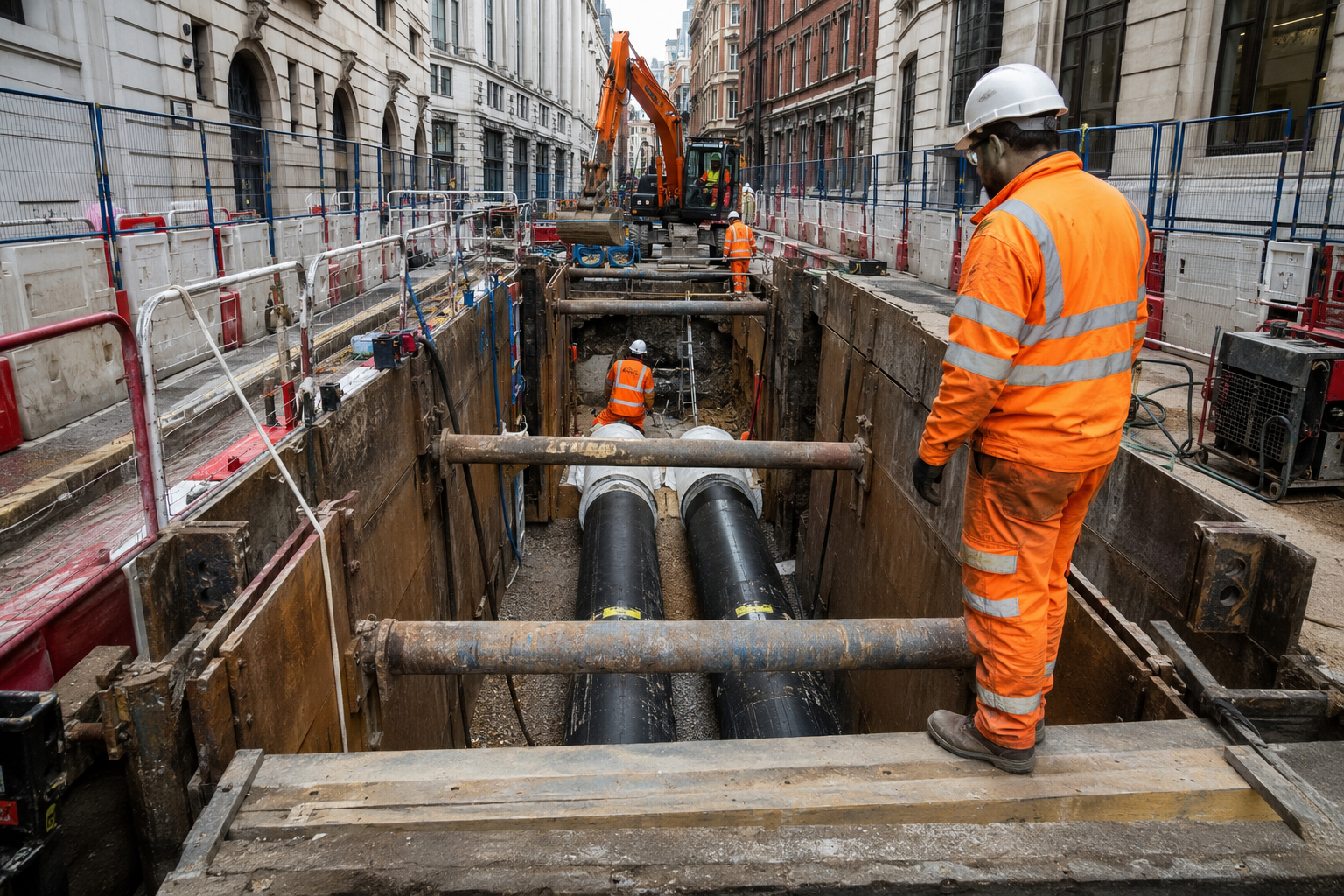 St Bartholomew's Square district heating